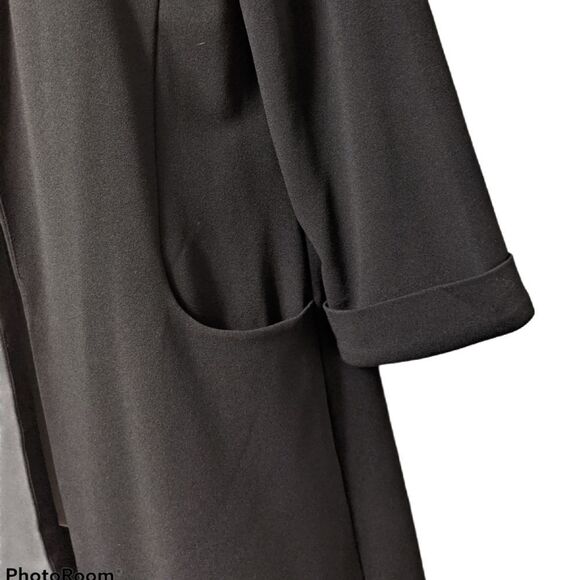 NWT CHOCOLATE USA Black Long Cuffed Blazer M - Picture 5 of 10